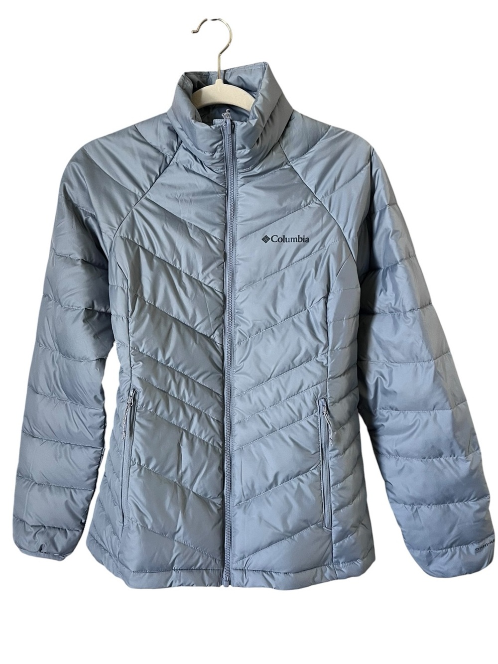Columbia Interchange Gray Size Small Omni Heat Lightweight Quilted Liner Jacket